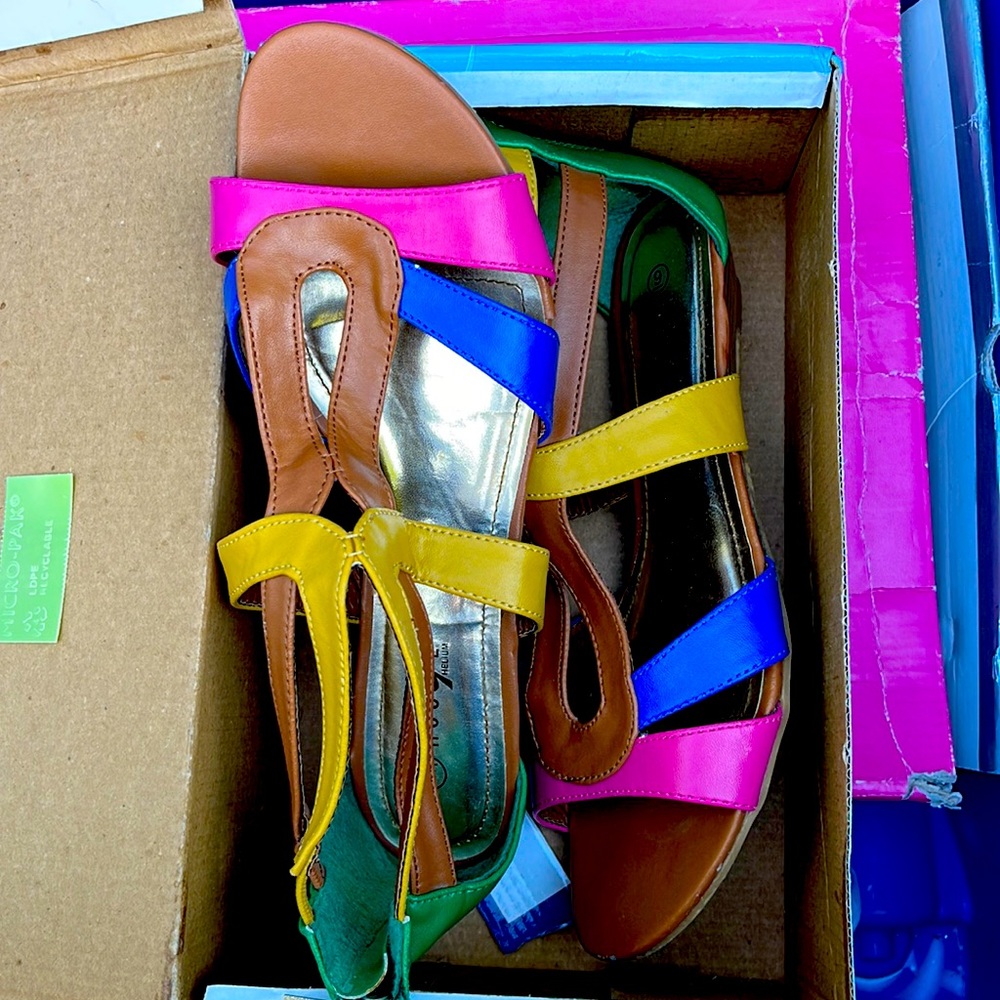 Multi Colored Sandals